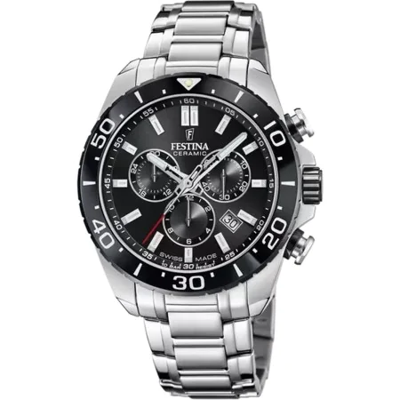 Reloj Hombre Festina F20042/4 Negro Plateado de Festina, Relojes de pulsera - Ref: S72104352, Precio: 328,43 €, Descuento: %