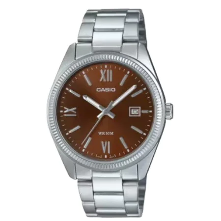 Relógio masculino Casio DATE - BROWN - ARABS NUMBERS (Ø 38,5 mm) de Casio, Relógios com braselete - Ref: S72108595, Preço: 78...