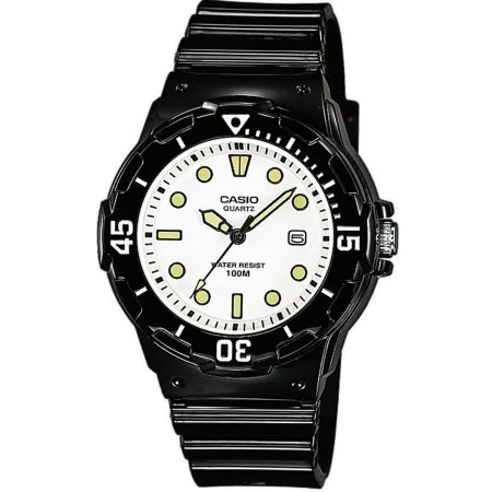 Relógio masculino Casio DIVER 100M Branco Preto (Ø 44,5 mm) de Casio, Relógios com braselete - Ref: S72108750, Preço: 61,12 €...