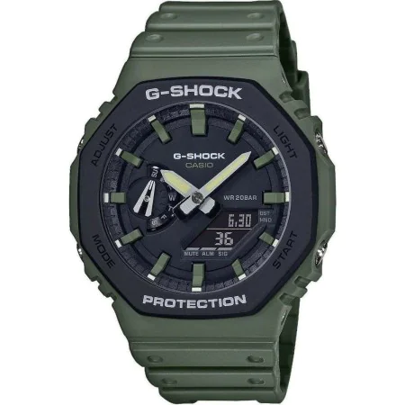 Relógio masculino Casio G-Shock OAK LAYERED BEZEL Preto (Ø 44,5 mm) (Ø 45 mm) de Casio G-Shock, Relógios com braselete - Ref:...