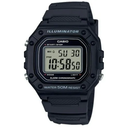 Men's Watch Casio W-218H-1AVEF Black by Casio, Wrist Watches - Ref: S7263497, Price: 56,93 €, Discount: %