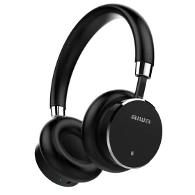 Casques Sans Fil Aiwa HSTBTN800BK Noir de Aiwa, Écouteurs et accessoires - Réf : S7602688, Prix : 59,51 €, Remise : %