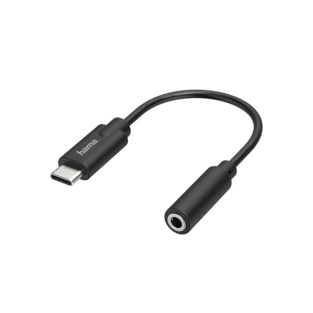 Adaptador USB C a Jack 3.5 mm Hama 00200318 Negro de Hama, Cables USB - Ref: S7603090, Precio: 10,66 €, Descuento: %