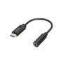 Adaptateur USB C vers Jack 3.5 mm Hama 00200318 Noir de Hama, Câbles USB - Réf : S7603090, Prix : 10,66 €, Remise : %