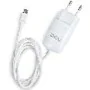 Chargeur mural DCU 37150010 1 m Blanc de DCU Tecnologic, Chargeurs - Réf : S7608431, Prix : 11,11 €, Remise : %