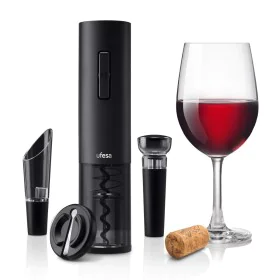 Corkscrew UFESA EASY OPEN Black ABS by UFESA, Wine Accessory Sets - Ref: S7608621, Price: 28,81 €, Discount: %