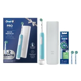 Electric Toothbrush Oral-B PRO1 TURQUESA by Oral-B, Electric toothbrushes and accessories - Ref: S7611088, Price: 41,16 €, Di...