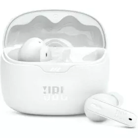 Headphones with Microphone JBL TUNE BEAM WHITE White by JBL, Headphones and accessories - Ref: S7611094, Price: 73,24 €, Disc...