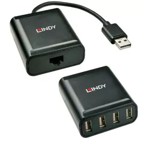 Hub USB LINDY 42679 Negro de LINDY, Hubs de red - Ref: S7716966, Precio: 86,04 €, Descuento: %