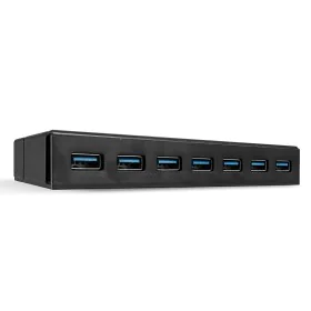 Hub USB LINDY 43228 Noir de LINDY, Hubs de réseau - Réf : S7717095, Prix : 57,14 €, Remise : %