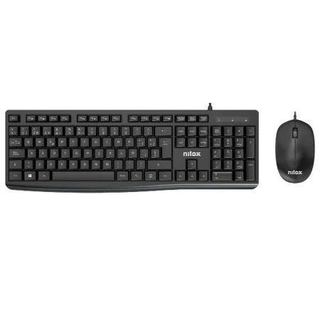 Teclado y Ratón Nilox NXKME0012 Negro Qwerty Español de Nilox, Packs de teclado y ratón - Ref: S77175441, Precio: 9,74 €, Des...