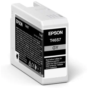 Original Tintenpatrone Epson C13T46S700 25 ml Schwarz Grau von Epson, Toner und Druckertinte - Ref: S7733011, Preis: 31,99 €,...