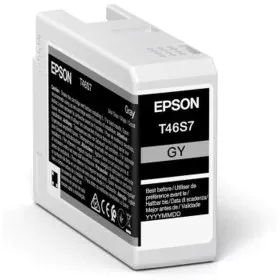 Tinteiro de Tinta Original Epson C13T46S700 25 ml Preto Cinzento de Epson, Toners e tinta de impressora - Ref: S7733011, Preç...