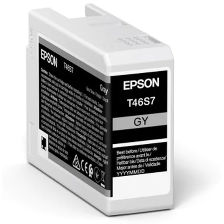 Cartucho de Tinta Original Epson C13T46S700 25 ml Negro Gris de Epson, Tóners y tinta de impresora - Ref: S7733011, Precio: 3...