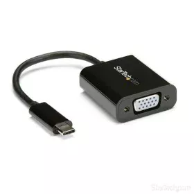 Adaptateur USB C vers VGA Startech CDP2VGA Noir de Startech, Adaptateurs USB-VGA - Réf : S7734427, Prix : 37,47 €, Remise : %