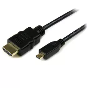 Cable HDMI Startech HDADMM1M Negro 1 m de Startech, Adaptadores DVI-HDMI - Ref: S7744189, Precio: 11,51 €, Descuento: %