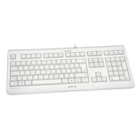 Clavier Cherry JK-1068ES-0 Blanc Gris Espagnol Qwerty de Cherry, Claviers - Réf : S7745461, Prix : 46,88 €, Remise : %