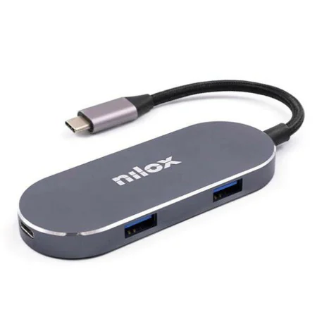 Station d'acceuil Nilox NXDSUSBC01 Gris de Nilox, Dongles - Réf : S7753108, Prix : 23,12 €, Remise : %