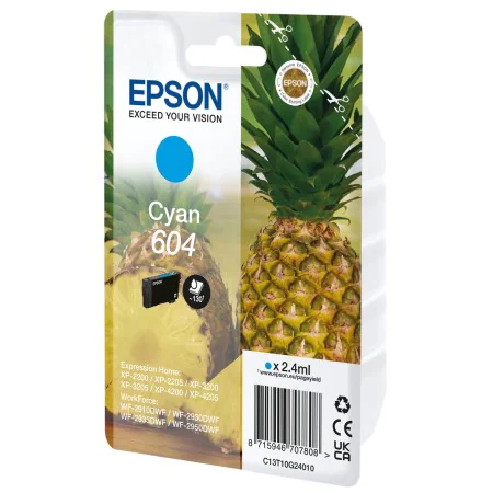 Original Ink Cartridge Epson 604 Cyan by Epson, Printer toners and inks - Ref: S7780018, Price: 14,11 €, Discount: %