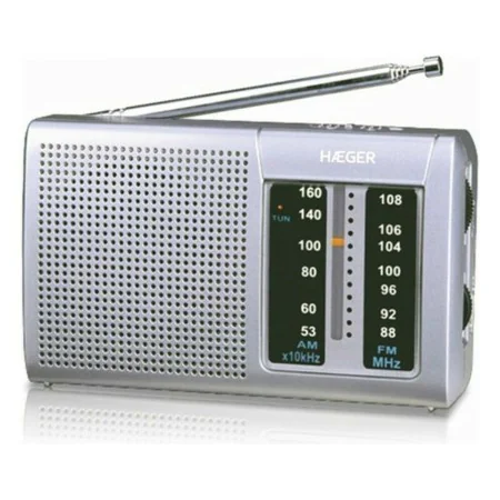 Radio AM/FM Haeger PR-BIB.001A Grey by Haeger, Radios - Ref: S7781560, Price: 14,58 €, Discount: %