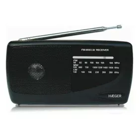 Radio AM/FM Haeger PR-TRI.002A Black by Haeger, Radios - Ref: S7781562, Price: 15,02 €, Discount: %