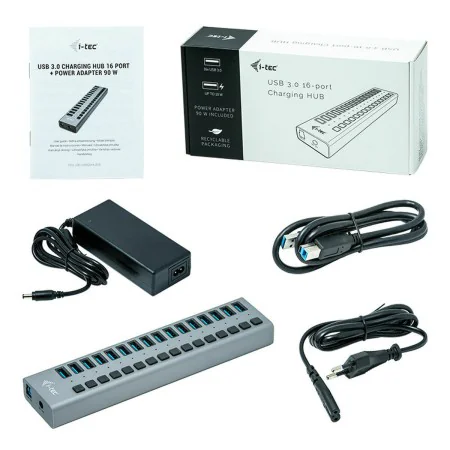 USB Hub i-Tec U3CHARGEHUB16 by i-Tec, Chargers - Ref: S7783209, Price: 66,15 €, Discount: %