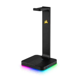 Support pour écouteurs Corsair ST100 RGB Premium USBx2 Noir de Corsair, Écouteurs et accessoires - Réf : S7800818, Prix : 83,...