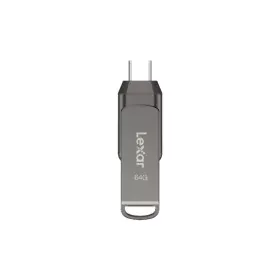 Memoria USB Lexar LJDD400064G-BNQNG Gris 64 GB (1 unidad) de Lexar, Memorias USB - Ref: M0308144, Precio: 12,21 €, Descuento: %