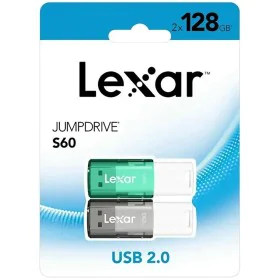 Memoria USB Lexar JUMPDRIVE S60 Verde Gris 128 GB de Lexar, Memorias USB - Ref: M0308150, Precio: 19,15 €, Descuento: %