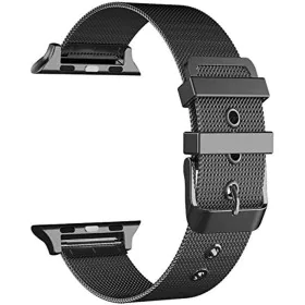 Correa para Reloj Cool Apple Watch Series 1/2/3/4/5/6/7/SE (42-44 mm) Negro de Cool, Accesorios para smartwatches - Ref: S781...