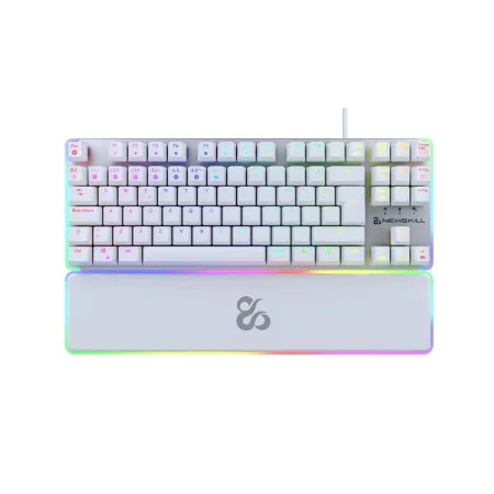 Tastiera per Giochi Newskill Gungnyr TKL Pro Ivory LED RGB Qwerty in Spagnolo di Newskill, Tastiere per gamer - Rif: S7810837...