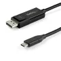 Adaptador USB C a DisplayPort Startech Cable de 1m USB-C a DisplayPort 1.4 - Convertidor Bidireccional Adaptador de Vídeo USB...