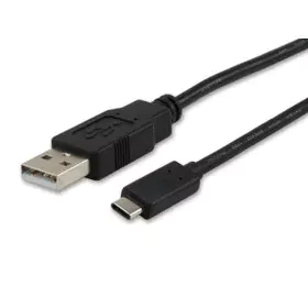 Cable USB A a USB C Equip 12888107 Negro 1 m de Equip, Cables USB - Ref: S7817469, Precio: 16,60 €, Descuento: %