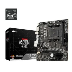 Motherboard MSI 7C96-001R mATX AMD A520 AMD AM4 by MSI, Base plates - Ref: S7822024, Price: 64,01 €, Discount: %