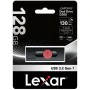 Clé USB Lexar DUAL Noir 128 GB de Lexar, Clés USB - Réf : M0308272, Prix : 17,57 €, Remise : %