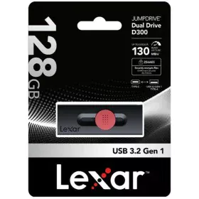 Memória USB Lexar DUAL Preto 128 GB de Lexar, Memórias USB - Ref: M0308272, Preço: 18,26 €, Desconto: %