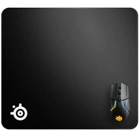 Tapis de Souris SteelSeries Qck Edge Medium Jeux Noir 27 x 32 cm de SteelSeries, Accessoires pour claviers et souris - Réf : ...