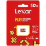 Cartão Micro SD Lexar LMSPLAY512G-BNNNG 512 GB de Lexar, Cartões de memória - Ref: M0308334, Preço: 59,91 €, Desconto: %