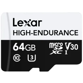 Carte Micro SD Lexar High-Endurance 64 GB de Lexar, Cartes mémoire - Réf : M0308338, Prix : 13,84 €, Remise : %