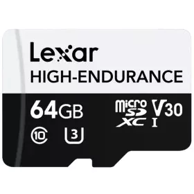 Micro SD-Karte Lexar High-Endurance 64 GB von Lexar, Speicherkarten - Ref: M0308338, Preis: 14,23 €, Rabatt: %