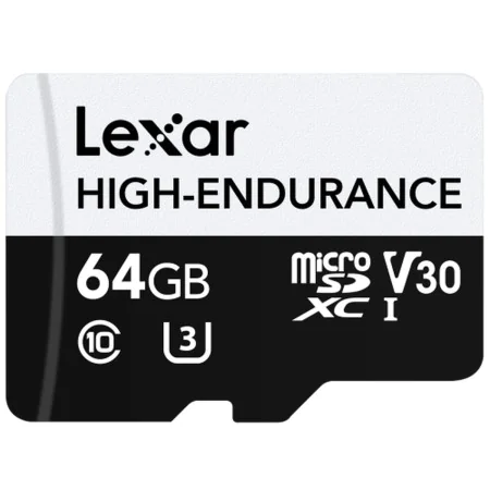 Micro SD Card Lexar High-Endurance 64 GB by Lexar, Memory cards - Ref: M0308338, Price: 14,23 €, Discount: %