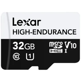 Carte Micro SD Lexar High-Endurance 32 GB de Lexar, Cartes mémoire - Réf : M0308339, Prix : 9,93 €, Remise : %