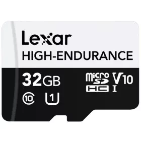 Carte Micro SD Lexar High-Endurance 32 GB de Lexar, Cartes mémoire - Réf : M0308339, Prix : 9,93 €, Remise : %