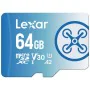 Carte Micro SD Lexar FLY 64 GB de Lexar, Cartes mémoire - Réf : M0308342, Prix : 12,29 €, Remise : %