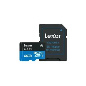 Micro SD Card Lexar HIGH-PERFORMANCE 633X 64 GB by Lexar, Memory cards - Ref: M0308350, Price: 10,06 €, Discount: %