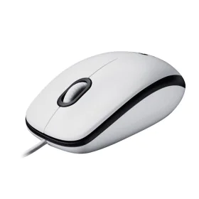 Mouse con Cavo e Sensore Ottico Logitech M100 Bianco 1000 dpi di Logitech, Mouse - Rif: S7838481, Prezzo: 16,29 €, Sconto: %