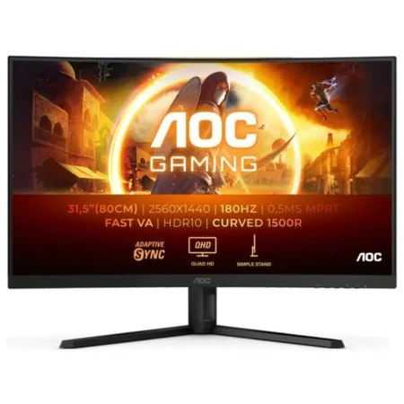 Monitor Gaming AOC CQ32G4VE 32" 180 Hz Quad HD de AOC, Ecrans PC - Réf : S7839500, Prix : 259,44 €, Remise : %