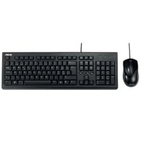 clavier et souris Asus 90-XB1000KM00040- Noir de Asus, Claviers - Réf : S7841264, Prix : 28,77 €, Remise : %