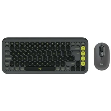 Clavier Logitech 920-013118 Gris QWERTY de Logitech, Claviers - Réf : S7841387, Prix : 83,27 €, Remise : %