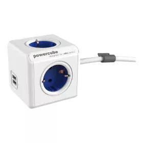 Regleta Enchufes Cubo Allocacoc Powercube Extended 1402 Azul 1,5 m 4 salidas USB de Allocacoc, Cables HDMI - Ref: S7841504, P...